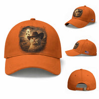 Funny Cowboy Cat UFO Baseball Cap Retro Western Rodeo Meme Cats Lover Gift