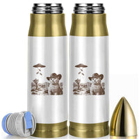 UFO Cowboy Cat Bullet Tumbler Vintage Graphic Retro Western Rodeo