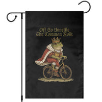 Chaotic Frog Meme Garden Flag Off To Unsettle The Common Folk Vintage Unhinged Humor
