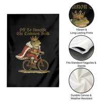 Chaotic Frog Meme Garden Flag Off To Unsettle The Common Folk Vintage Unhinged Humor