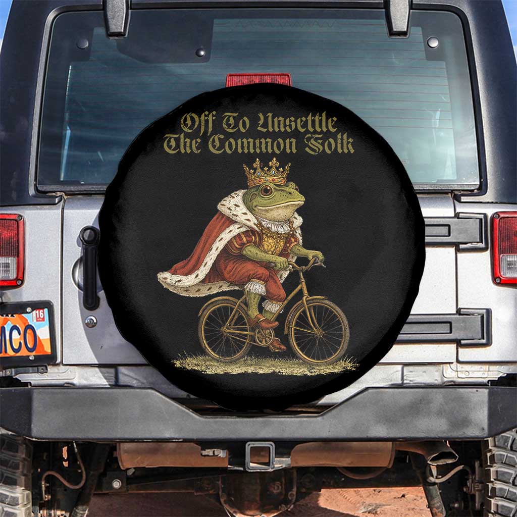 Chaotic Frog Meme Spare Tire Cover Off To Unsettle The Common Folk Vintage Unhinged Humor