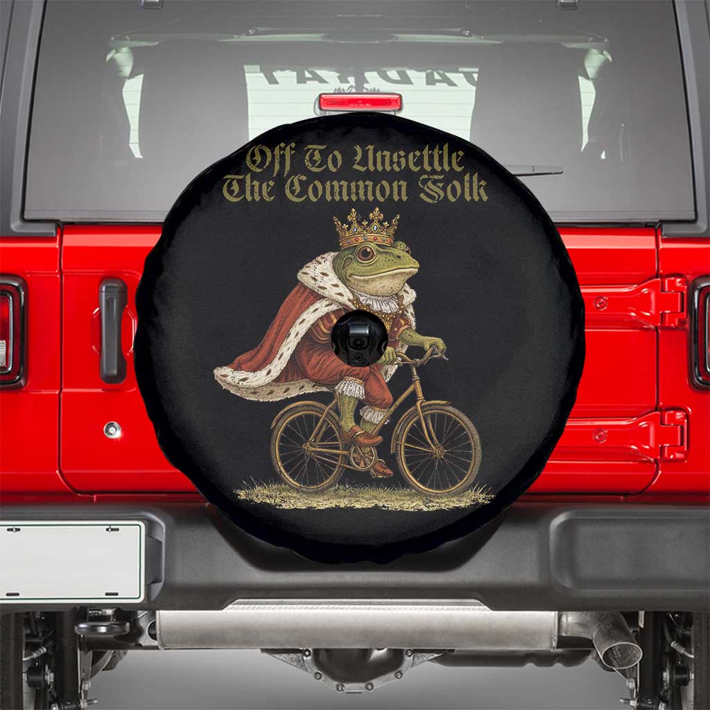 Chaotic Frog Meme Spare Tire Cover Off To Unsettle The Common Folk Vintage Unhinged Humor