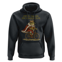 Chaotic Frog Meme Hoodie Off To Unsettle The Common Folk Vintage Unhinged Humor
