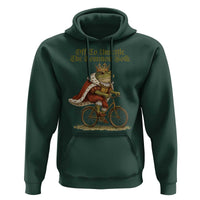 Chaotic Frog Meme Hoodie Off To Unsettle The Common Folk Vintage Unhinged Humor