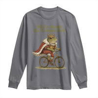 Chaotic Frog Meme Long Sleeve Shirt Off To Unsettle The Common Folk Vintage Unhinged Humor
