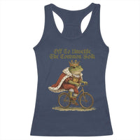 Chaotic Frog Meme Racerback Tank Top Off To Unsettle The Common Folk Vintage Unhinged Humor