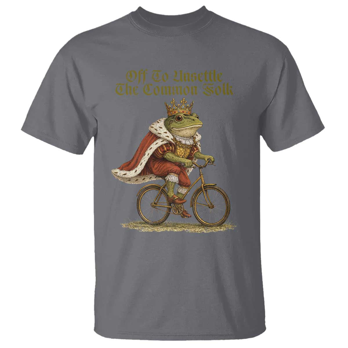 Chaotic Frog Meme T Shirt Off To Unsettle The Common Folk Vintage Unhinged Humor