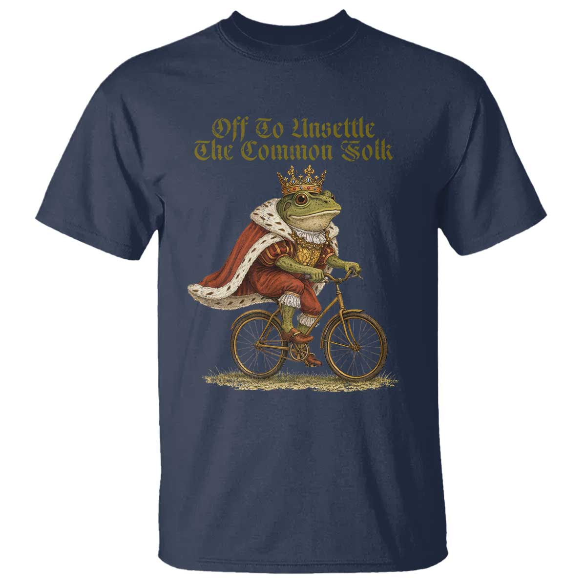 Chaotic Frog Meme T Shirt Off To Unsettle The Common Folk Vintage Unhinged Humor