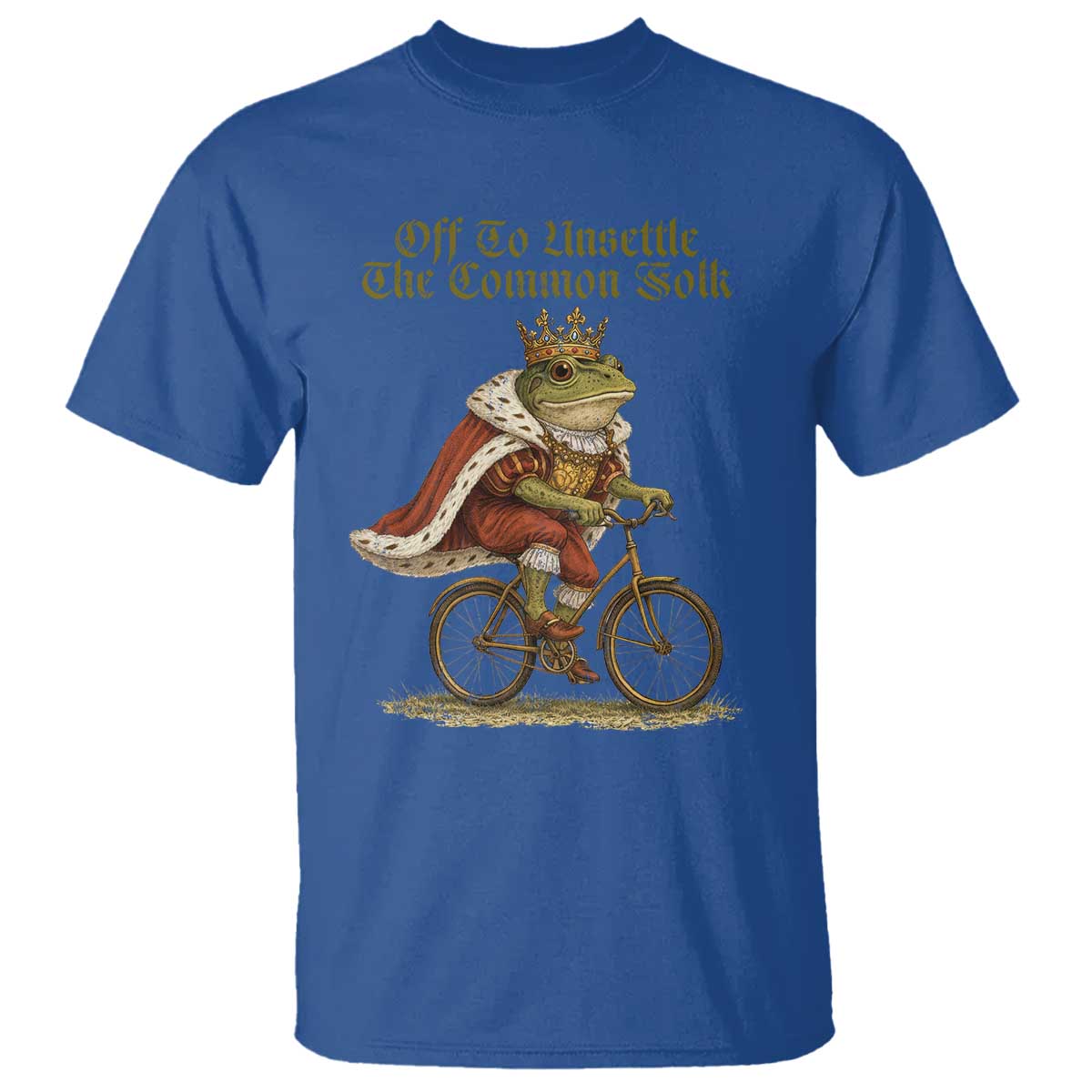Chaotic Frog Meme T Shirt Off To Unsettle The Common Folk Vintage Unhinged Humor
