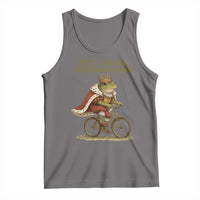 Chaotic Frog Meme Tank Top Off To Unsettle The Common Folk Vintage Unhinged Humor