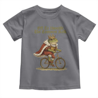 Chaotic Frog Meme Toddler T Shirt Off To Unsettle The Common Folk Vintage Unhinged Humor