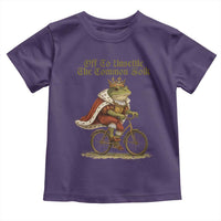 Chaotic Frog Meme Toddler T Shirt Off To Unsettle The Common Folk Vintage Unhinged Humor