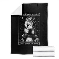 Frog Meme Throw Blanket Thats It Youre Going In The Soup Funny Weirdcore