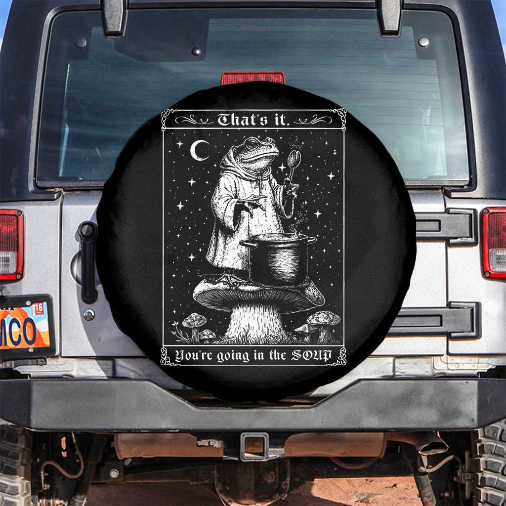 Frog Meme Spare Tire Cover Thats It Youre Going In The Soup Funny Weirdcore