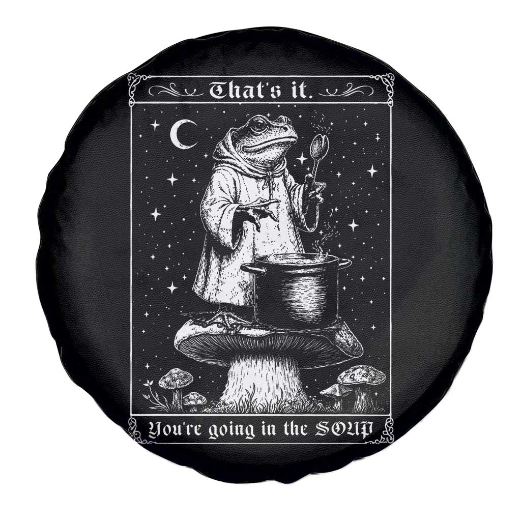 Frog Meme Spare Tire Cover Thats It Youre Going In The Soup Funny Weirdcore