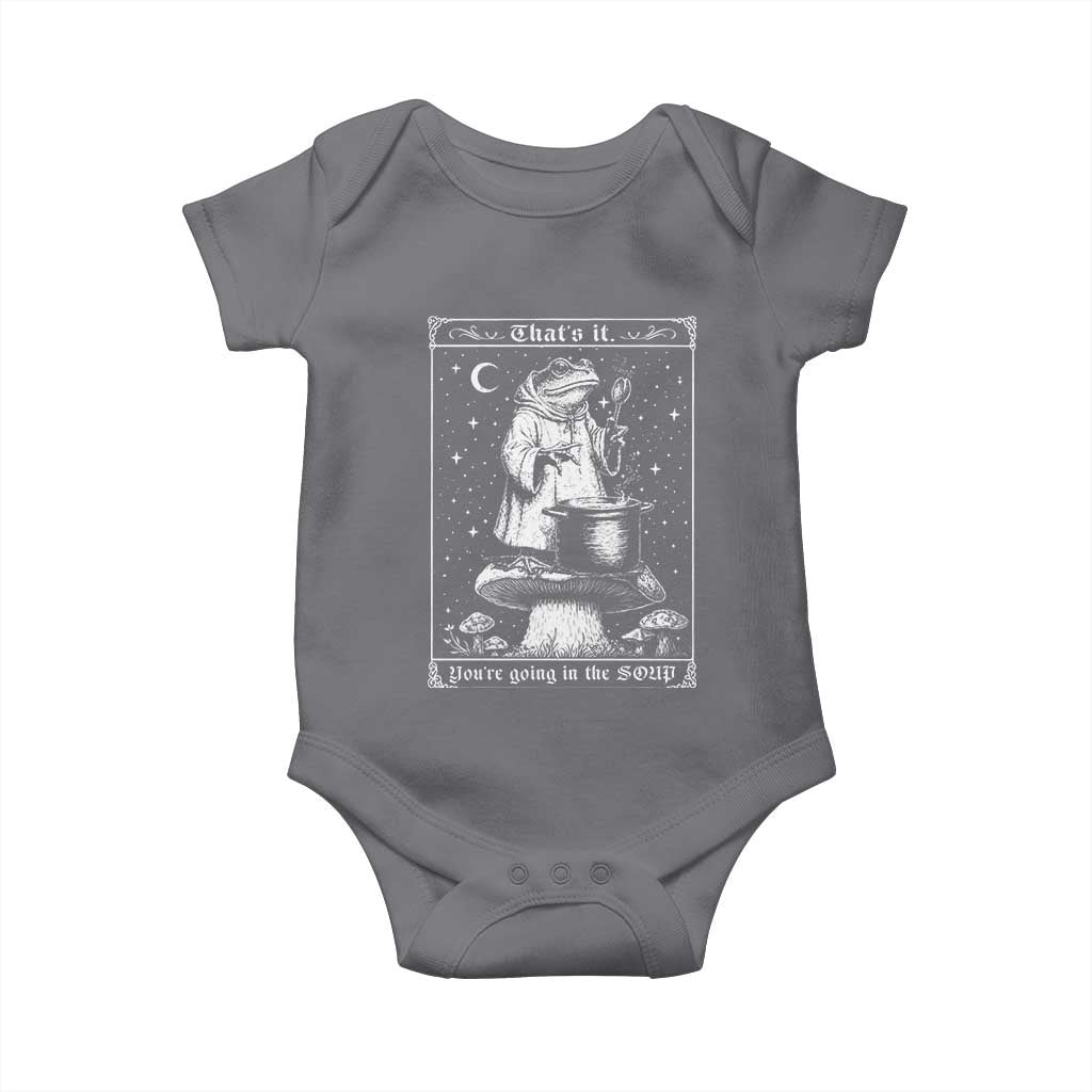 Frog Meme Baby Onesie Thats It Youre Going In The Soup Funny Weirdcore