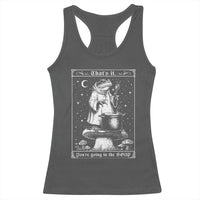 Frog Meme Racerback Tank Top Thats It Youre Going In The Soup Funny Weirdcore