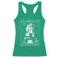Frog Meme Racerback Tank Top Thats It Youre Going In The Soup Funny Weirdcore