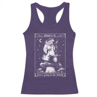 Frog Meme Racerback Tank Top Thats It Youre Going In The Soup Funny Weirdcore