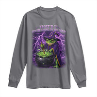 Frog Meme Long Sleeve Shirt Vintage Graphic Thats It Youre Going In The Soup