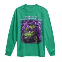 Frog Meme Long Sleeve Shirt Vintage Graphic Thats It Youre Going In The Soup