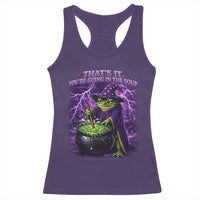 Frog Meme Racerback Tank Top Vintage Graphic Thats It Youre Going In The Soup