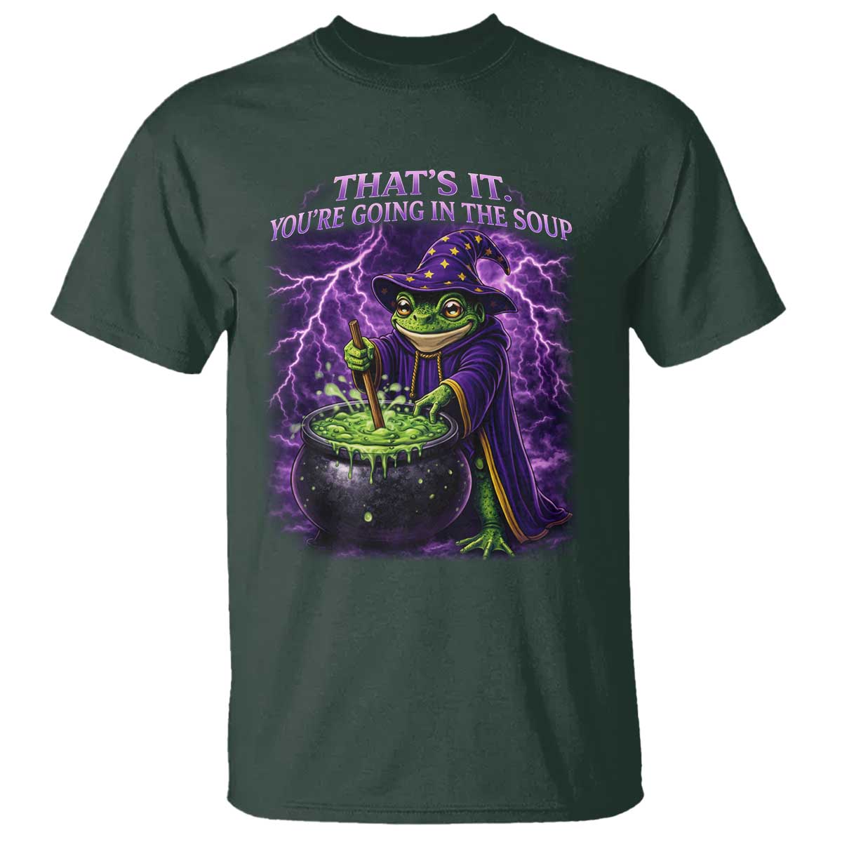 Frog Meme T Shirt Vintage Graphic Thats It Youre Going In The Soup