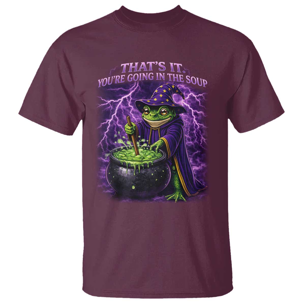 Frog Meme T Shirt Vintage Graphic Thats It Youre Going In The Soup