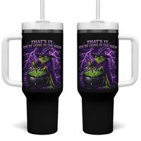 Frog Meme Tumbler With Handle Vintage Graphic Thats It Youre Going In The Soup