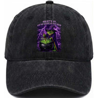 Frog Meme Washed Cotton Baseball Cap Vintage Graphic Thats It Youre Going In The Soup