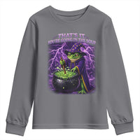 Frog Meme Youth Sweatshirt Vintage Graphic Thats It Youre Going In The Soup