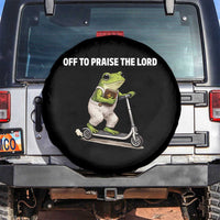 Funny Christian Frog Spare Tire Cover Off To Praise The Lord