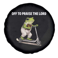Funny Christian Frog Spare Tire Cover Off To Praise The Lord