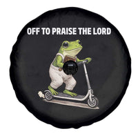Funny Christian Frog Spare Tire Cover Off To Praise The Lord
