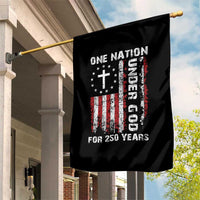 250 Years Anniversary Garden Flag 250th Independence Day Freedom One Nation Under God US Flag
