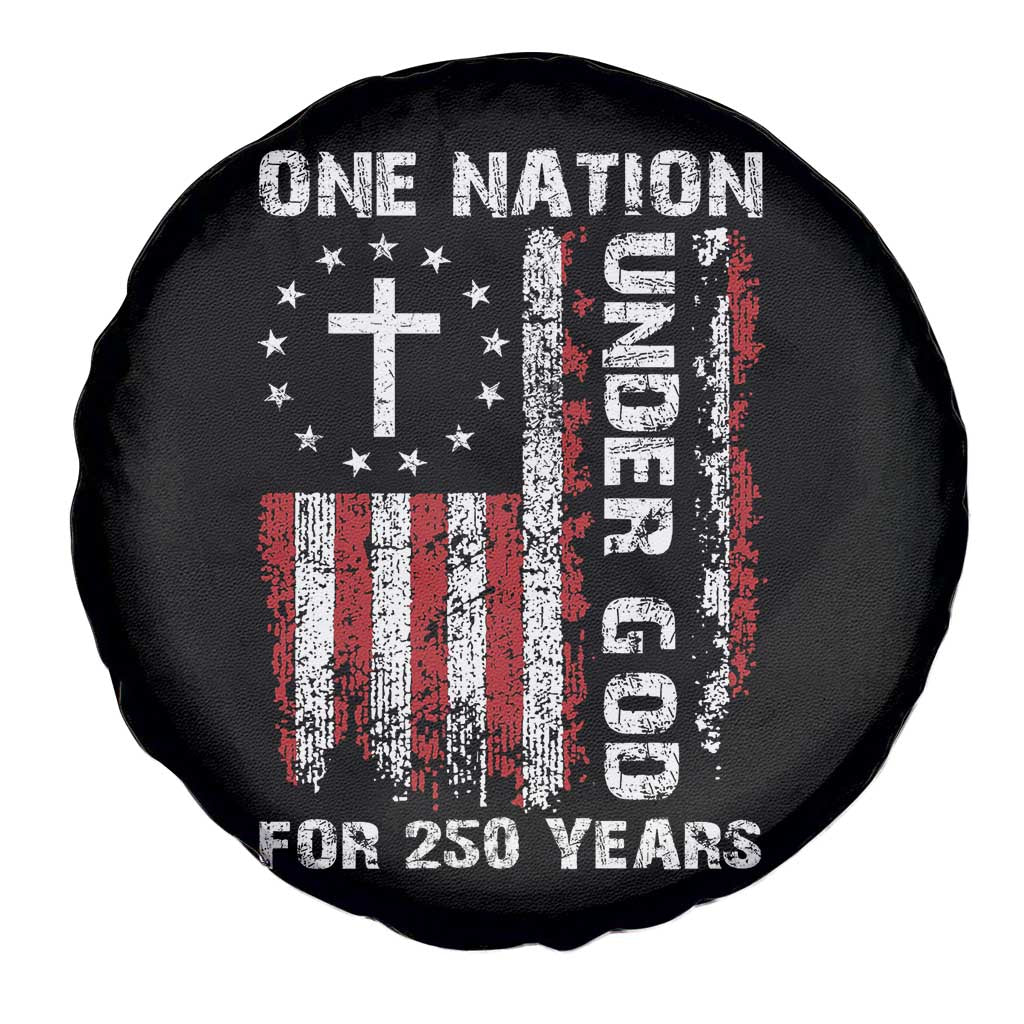 250 Years Anniversary Spare Tire Cover 250th Independence Day Freedom One Nation Under God US Flag