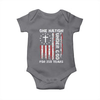 250 Years Anniversary Baby Onesie 250th Independence Day Freedom One Nation Under God US Flag