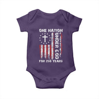 250 Years Anniversary Baby Onesie 250th Independence Day Freedom One Nation Under God US Flag