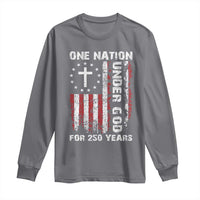 250 Years Anniversary Long Sleeve Shirt 250th Independence Day Freedom One Nation Under God US Flag