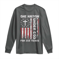 250 Years Anniversary Long Sleeve Shirt 250th Independence Day Freedom One Nation Under God US Flag