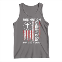 250 Years Anniversary Tank Top 250th Independence Day Freedom One Nation Under God US Flag