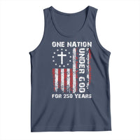 250 Years Anniversary Tank Top 250th Independence Day Freedom One Nation Under God US Flag