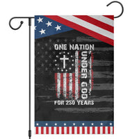 250 Years Anniversary Garden Flag 250th Independence Day Freedom One Nation Under God US Flag