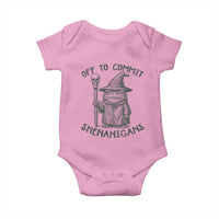Wizard Frog Baby Onesie Funny Off to Commit Shenanigans
