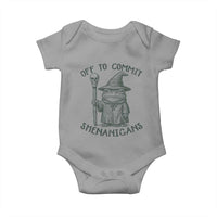 Wizard Frog Baby Onesie Funny Off to Commit Shenanigans