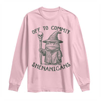 Wizard Frog Long Sleeve Shirt Funny Off to Commit Shenanigans