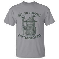 Wizard Frog T Shirt Funny Off to Commit Shenanigans