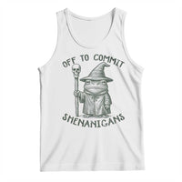 Wizard Frog Tank Top Funny Off to Commit Shenanigans