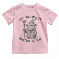 Wizard Frog Toddler T Shirt Funny Off to Commit Shenanigans