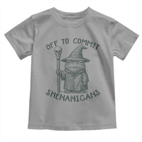 Wizard Frog Toddler T Shirt Funny Off to Commit Shenanigans